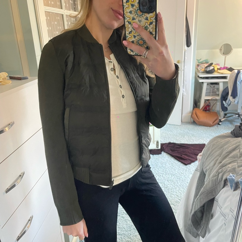 lululemon athletica Dark Green Bomber Jacket